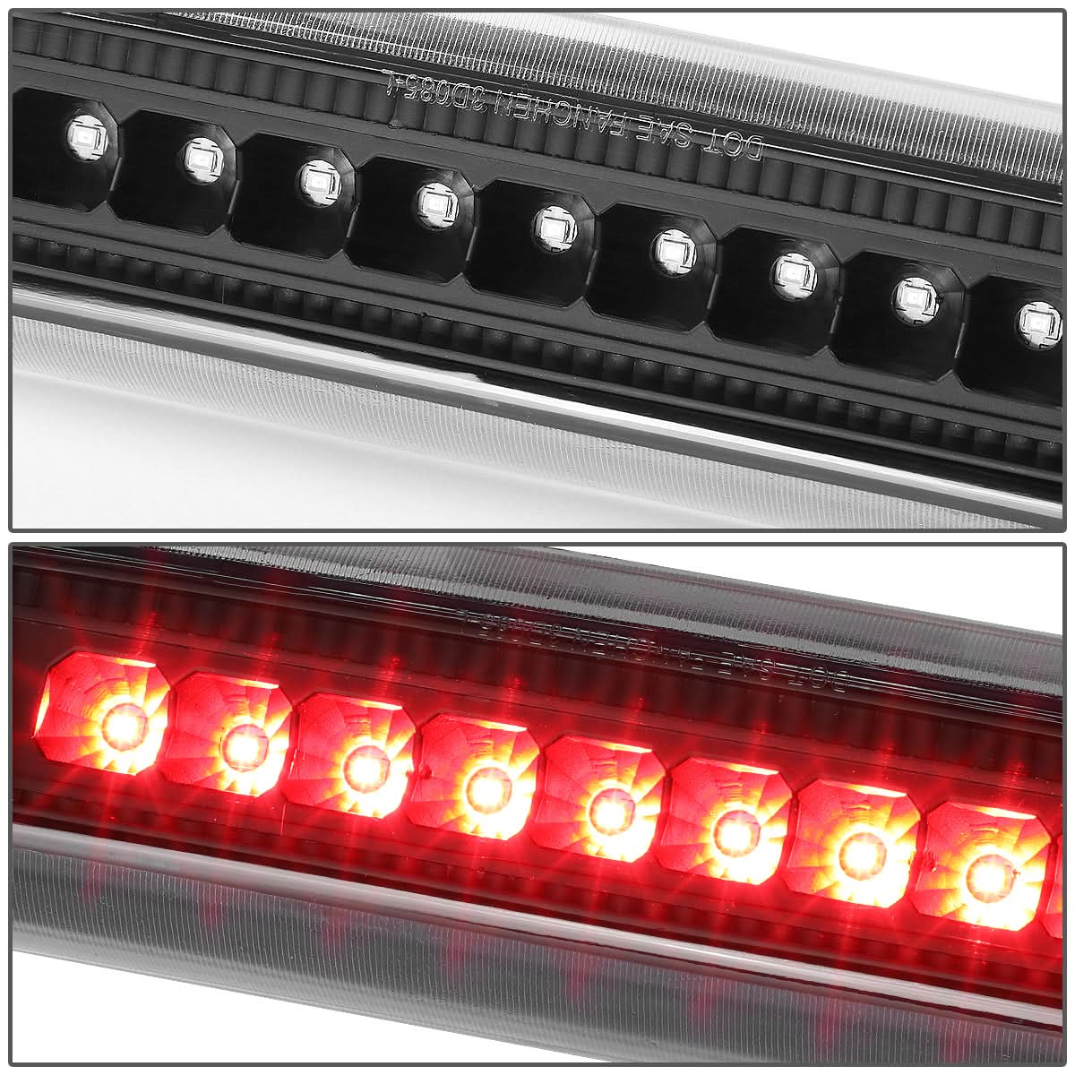 06-10 Jeep Commander LED 3rd Brake Light - Black