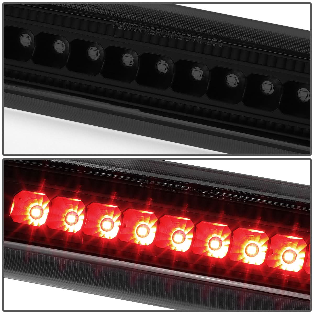 06-10 Jeep Commander LED Third Brake Light - Black/Smoke