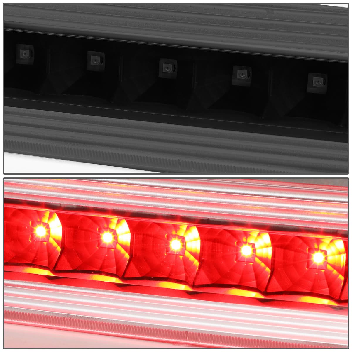 2005-2010 Jeep Grand Cherokee LED Third Brake Light - Black/Smoke