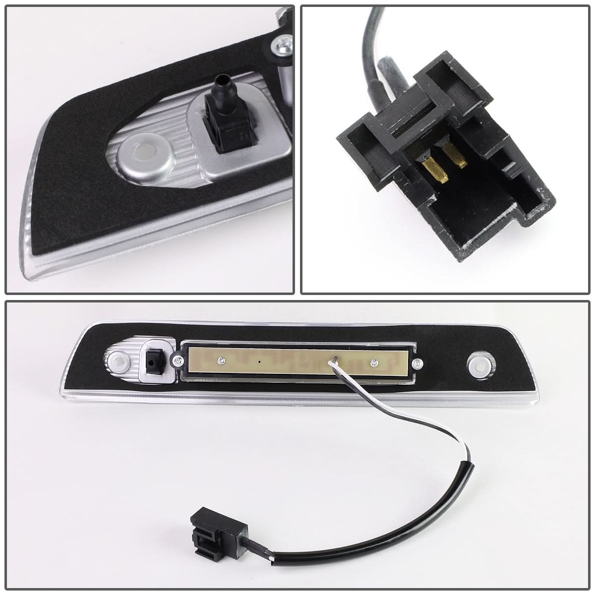 2005-2010 Jeep Grand Cherokee LED Third Brake Light - Black/Smoke
