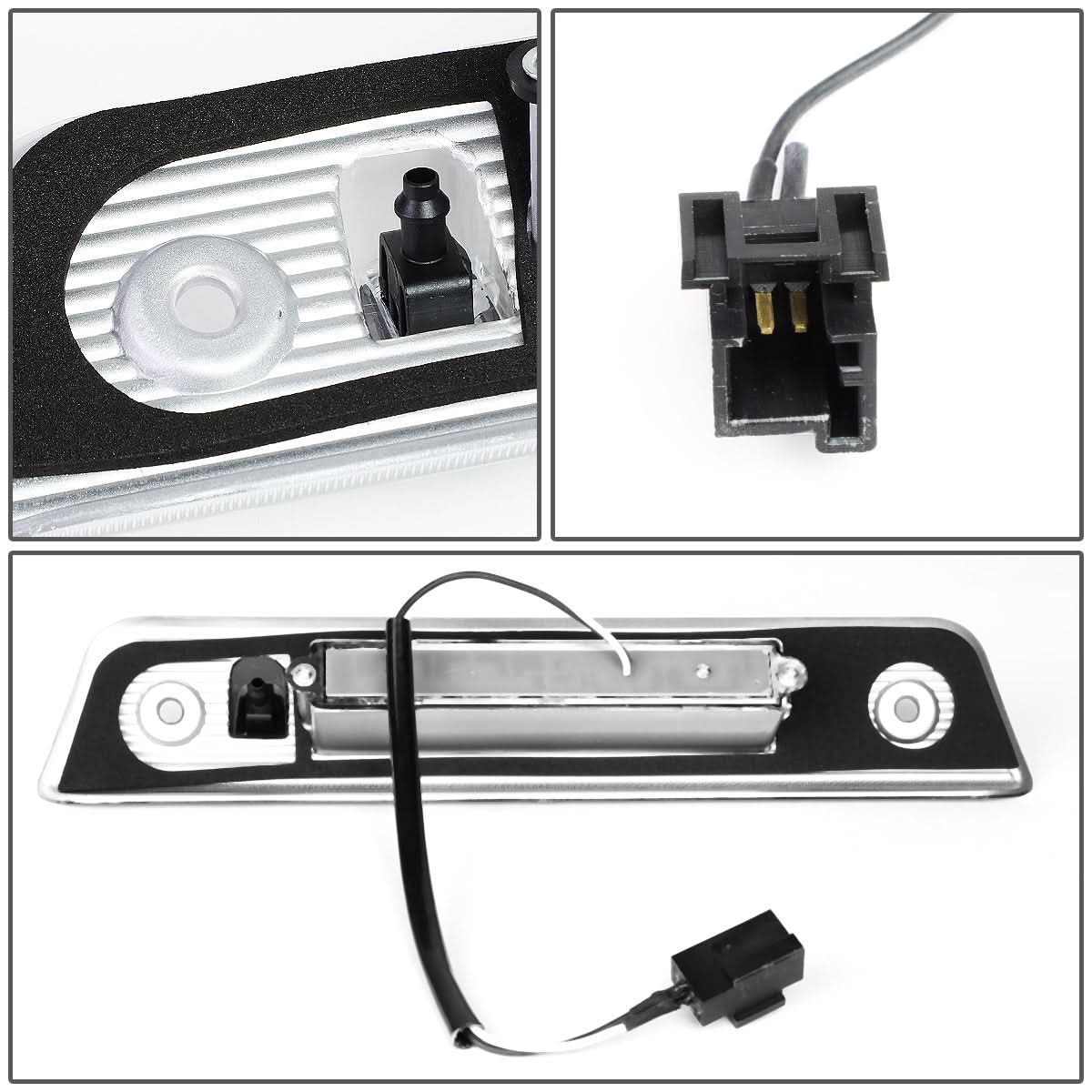 2008-2012 Jeep Liberty LED Third Brake Light - Black Smoke