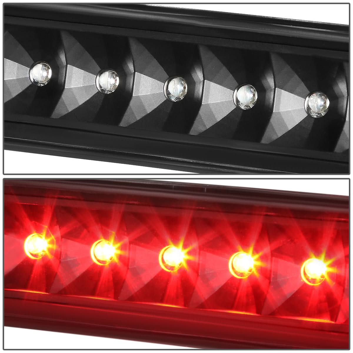 97-06 Jeep Wrangler LED 3rd Brake Light - Black
