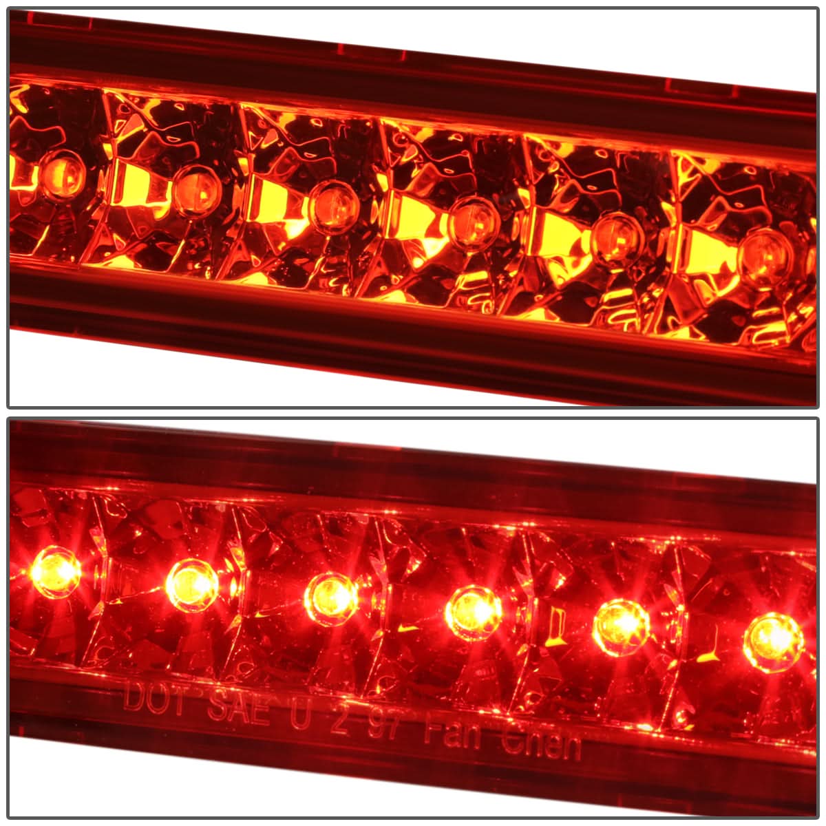 1997-2006 Jeep Wrangler LED Third Brake Light - Red