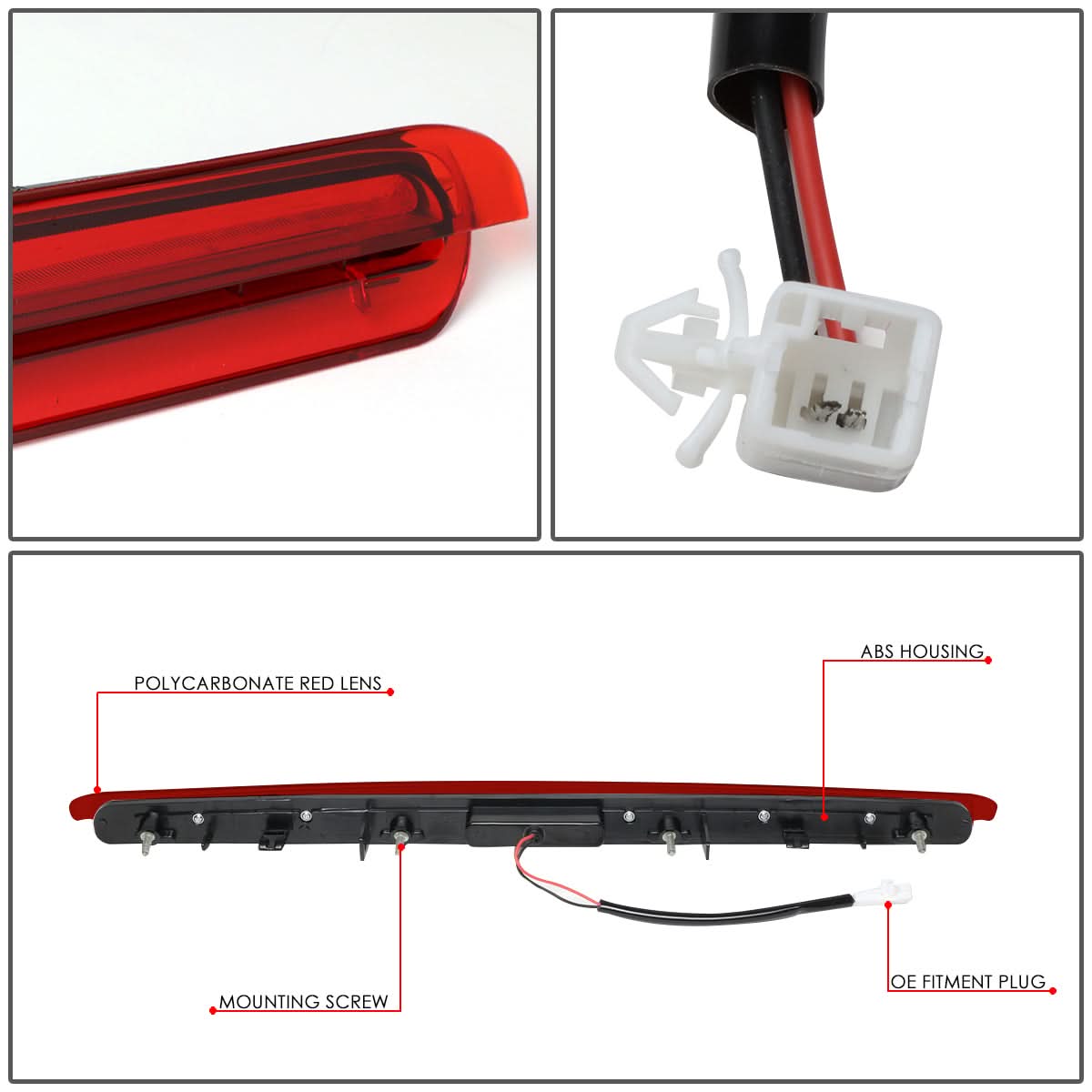 2005-2010 Scion tC LED 3rd Brake Light - Red
