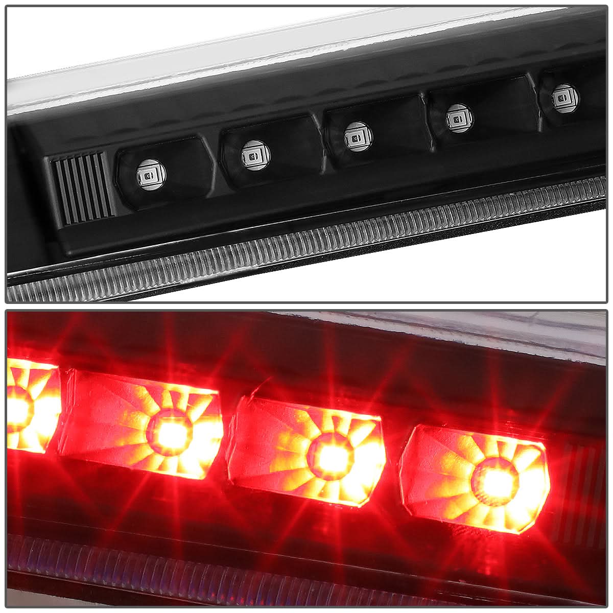 98-07 Toyota Land Cruiser Third Brake Light LED Black