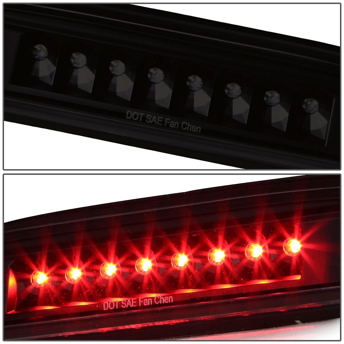 1995-2024 Toyota Tacoma LED Third Brake Light - Black/Smoke