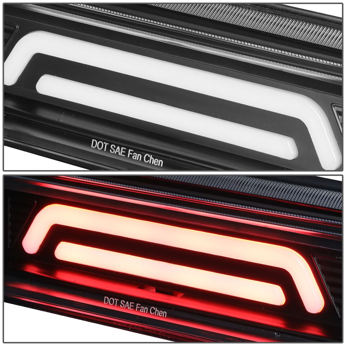 07-18 Toyota Tundra 3D LED Third Brake Light - Black