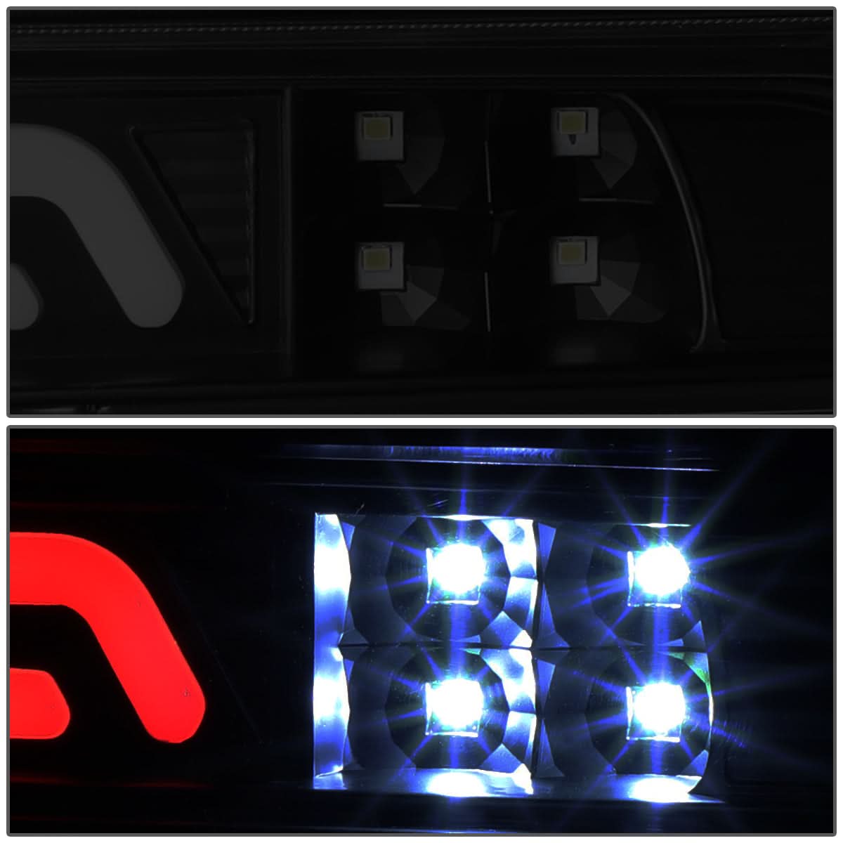 07-18 Toyota Tundra 3D LED Third Brake Light Black Smoke