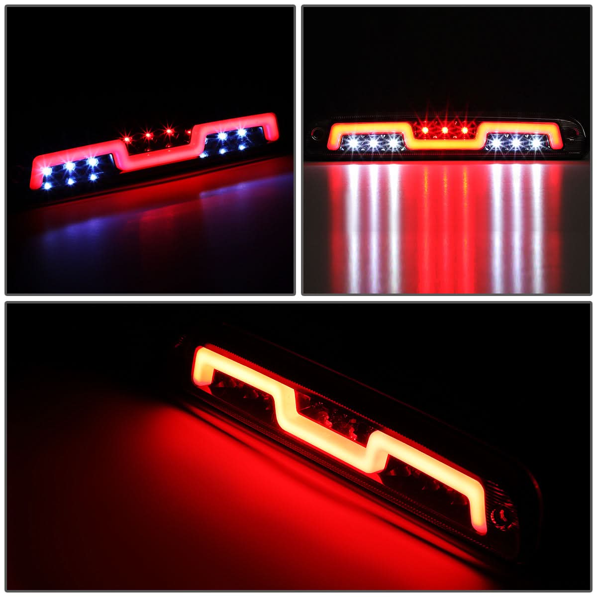 93-16 Ford Ranger F-250 F-350 F-450 F-550 Sequential Chase LED 3rd Brake Light