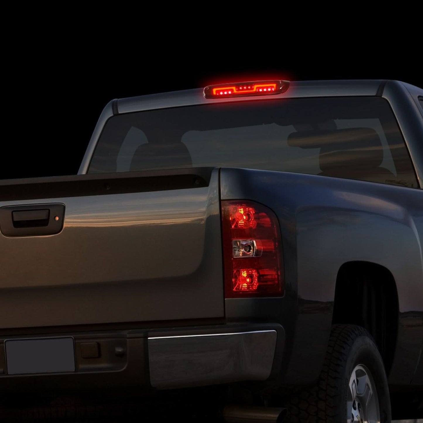 07-14 Chevrolet Silverado & GMC Sierra LED 3rd Brake Light Dark Red