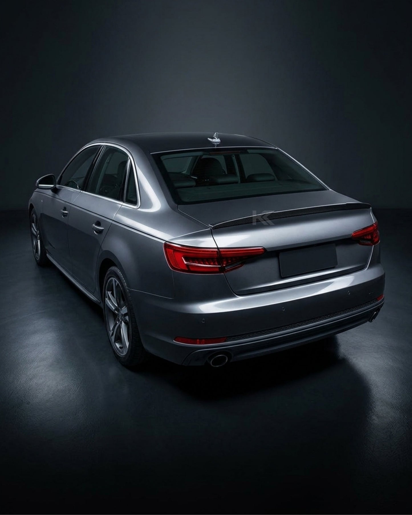 2017–2019 Audi A4 S-Line / S4 B9 Sedan Single Deck Rear Trunk Spoiler – Carbon Fiber