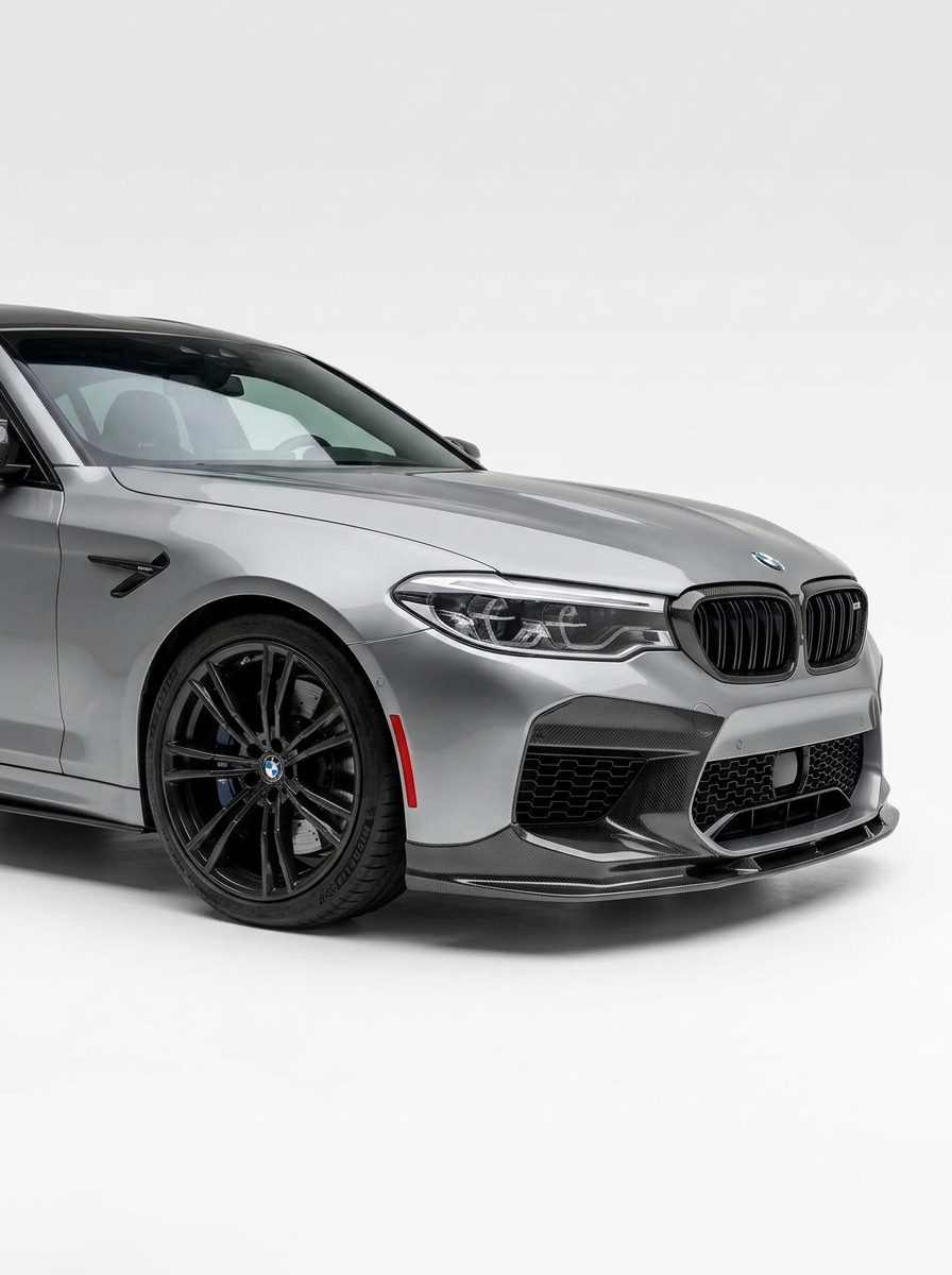 BMW 5 Series F90 M5 3D Style Carbon Fiber Front Lip (2018 +)