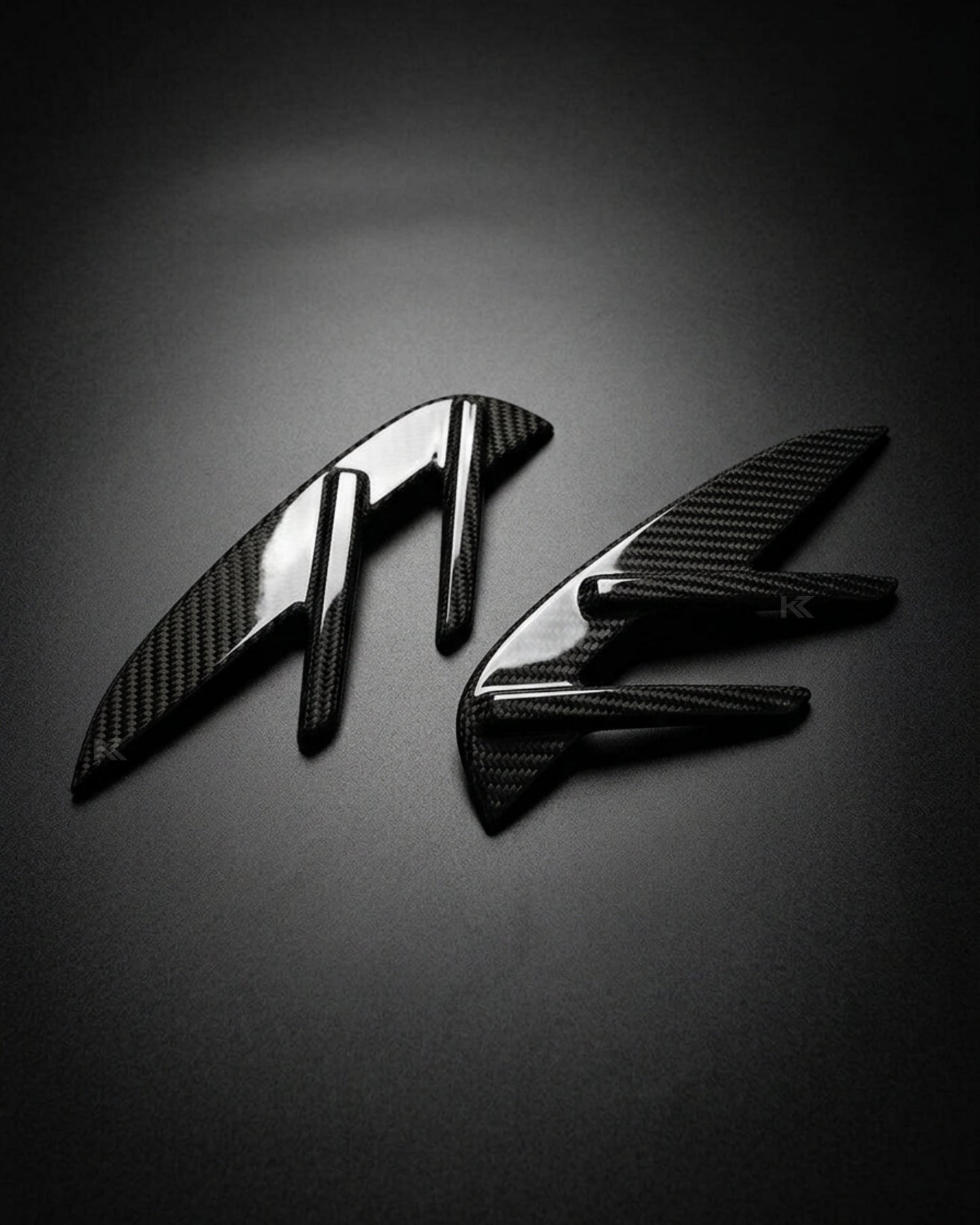 2021–2024 BMW M3 Competition G80 Front Fender Vent Trims – Pre-Preg Dry Carbon Fiber