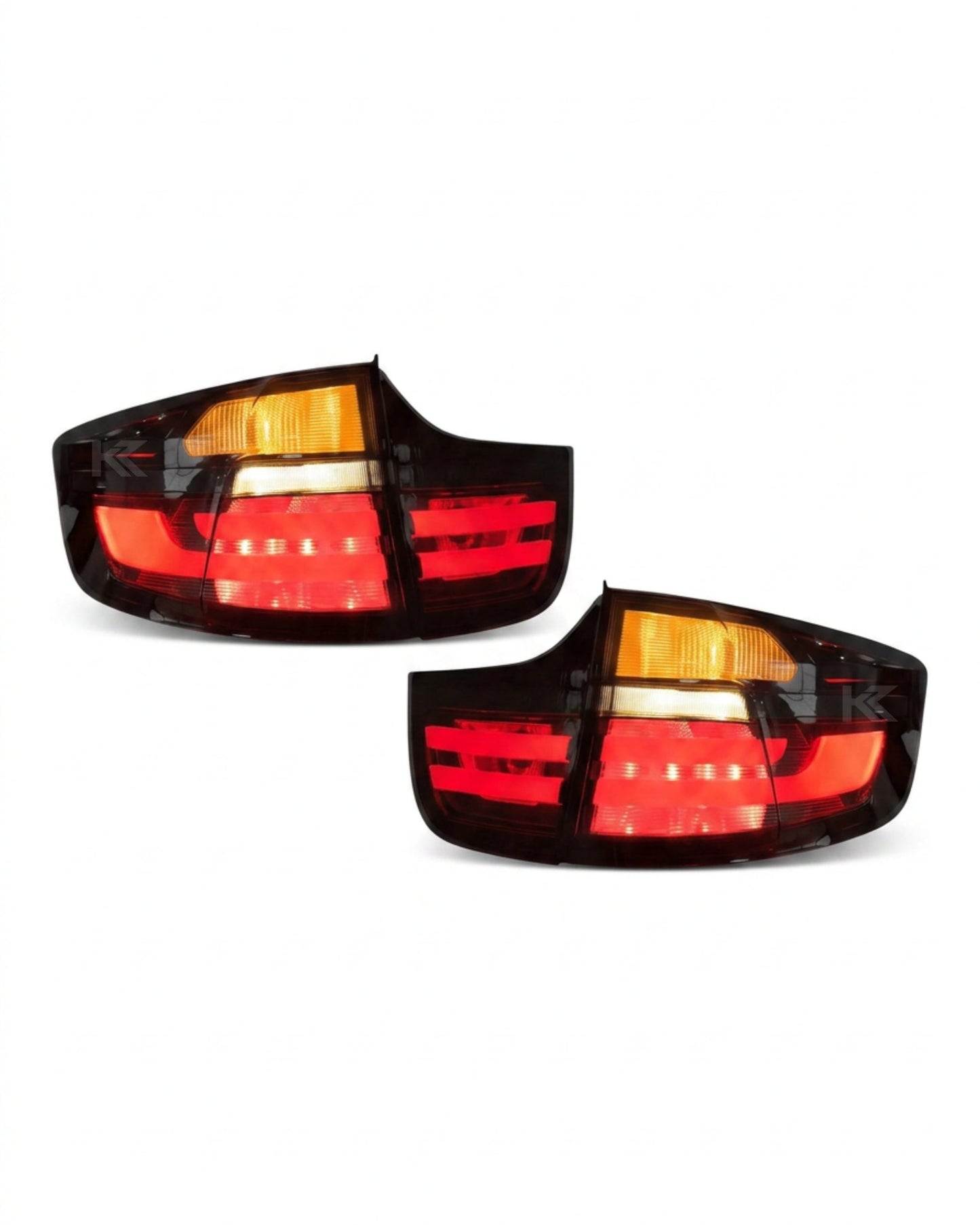 BMW X6 E71 Red and Smoked LED Tail Light Upgrades 2007-2014