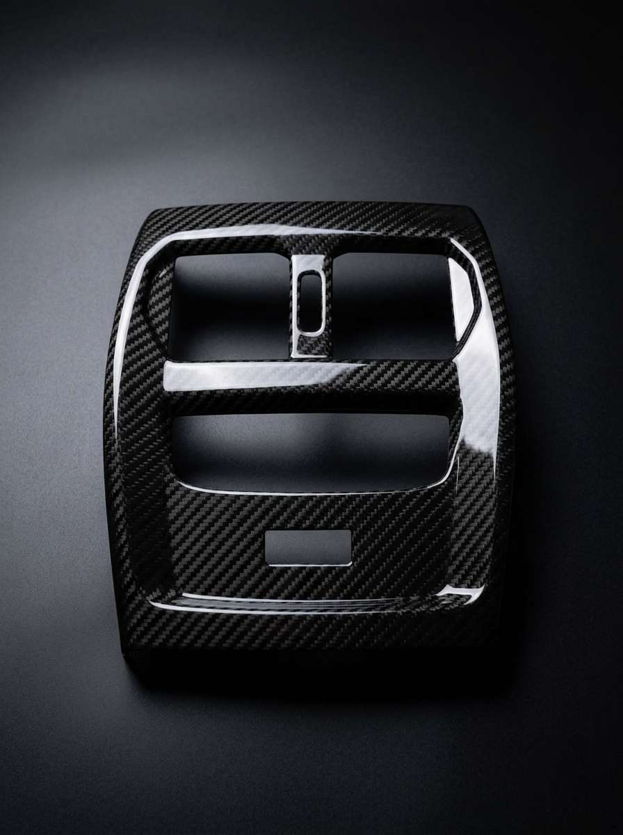 BMW 3 Series G80 G82 M3 M4 Carbon Fiber Rear Console Trim (2019+)