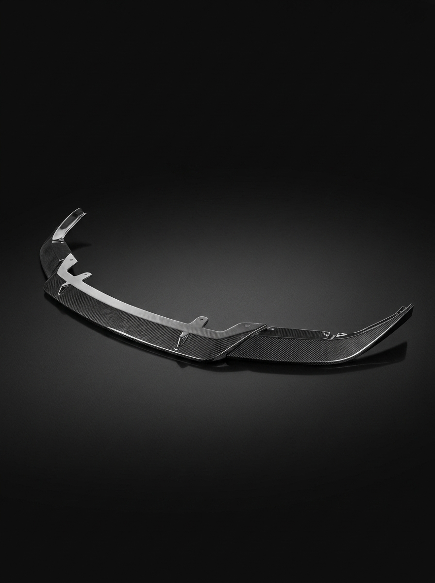 BMW 5 Series F90 M5 LCI ST Style Carbon Fiber Front Lip (2020+)