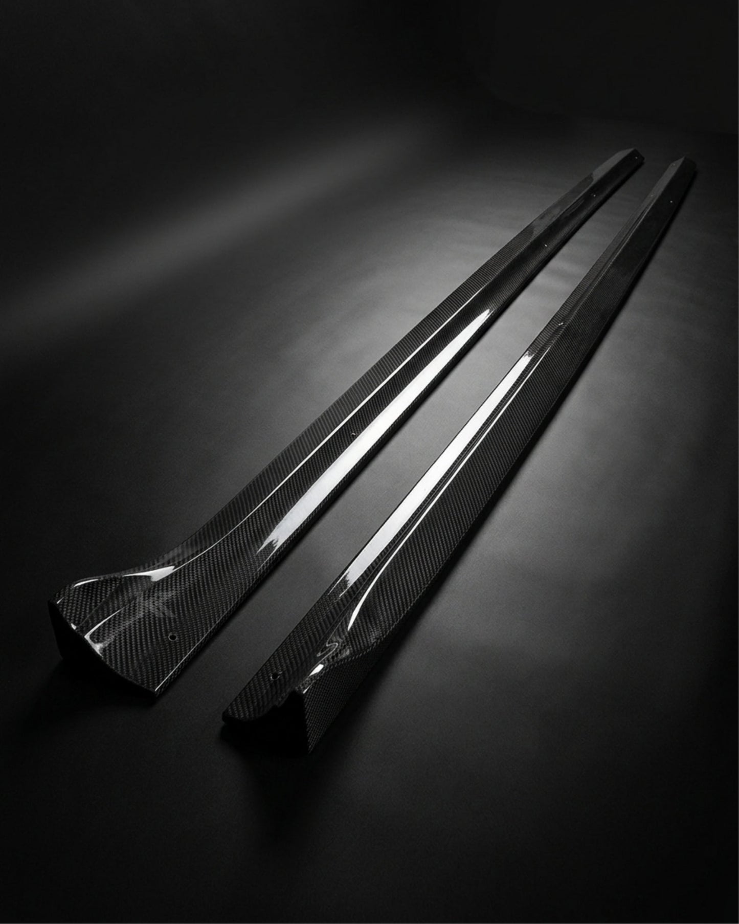 2008–2016 Audi A5 / S5 8T Coupe Side Skirt Extensions – Carbon Fiber