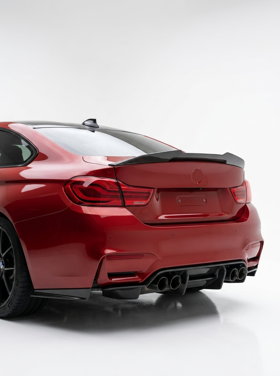 BMW 4 Series F82 M4 PSM Style Carbon Fiber Trunk Spoiler (2014 - 2020)