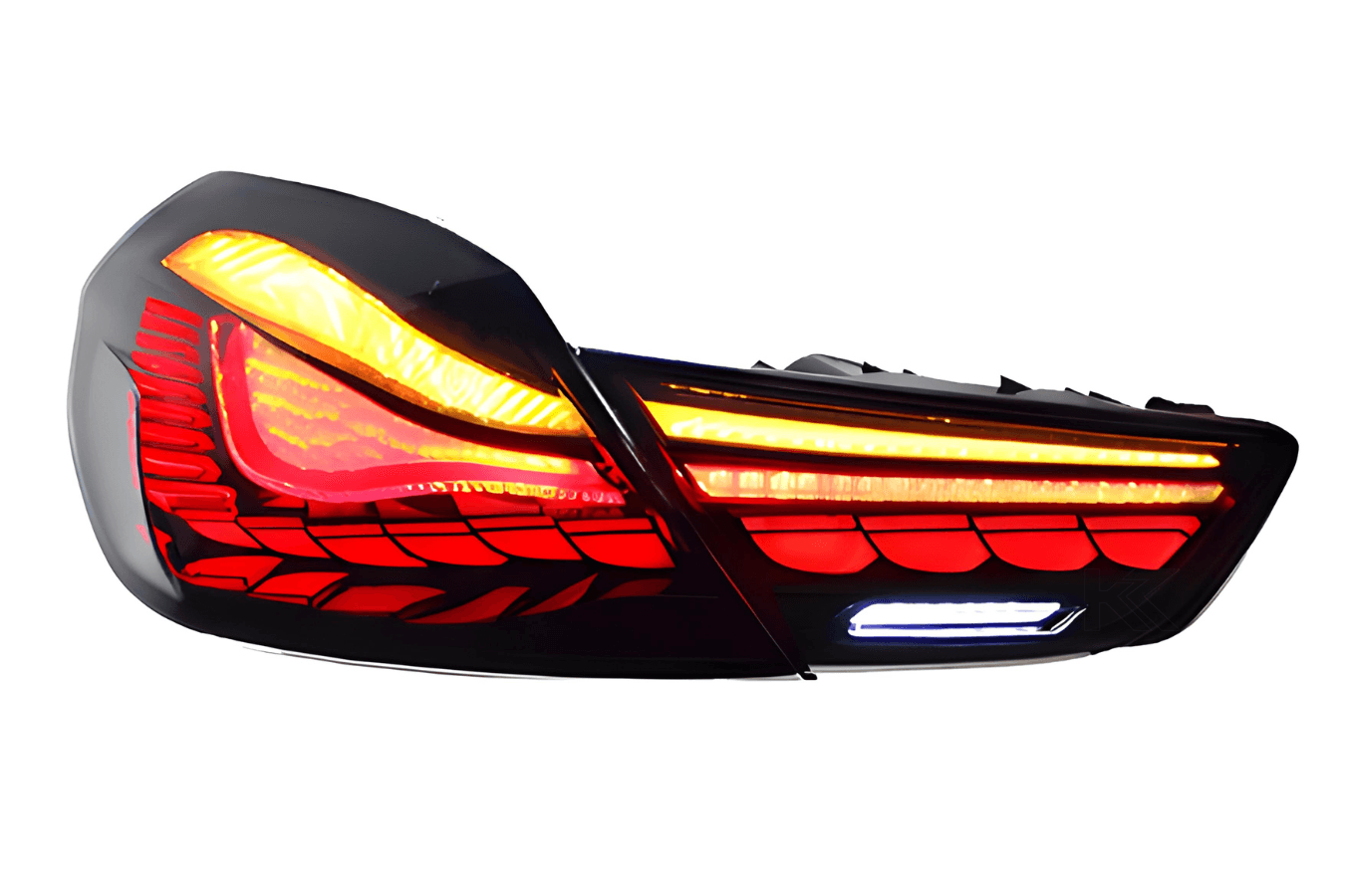 BMW 6 Series F12 F13 F06 Smoke and Red GTS OLED Style Taillights (2011-2018)