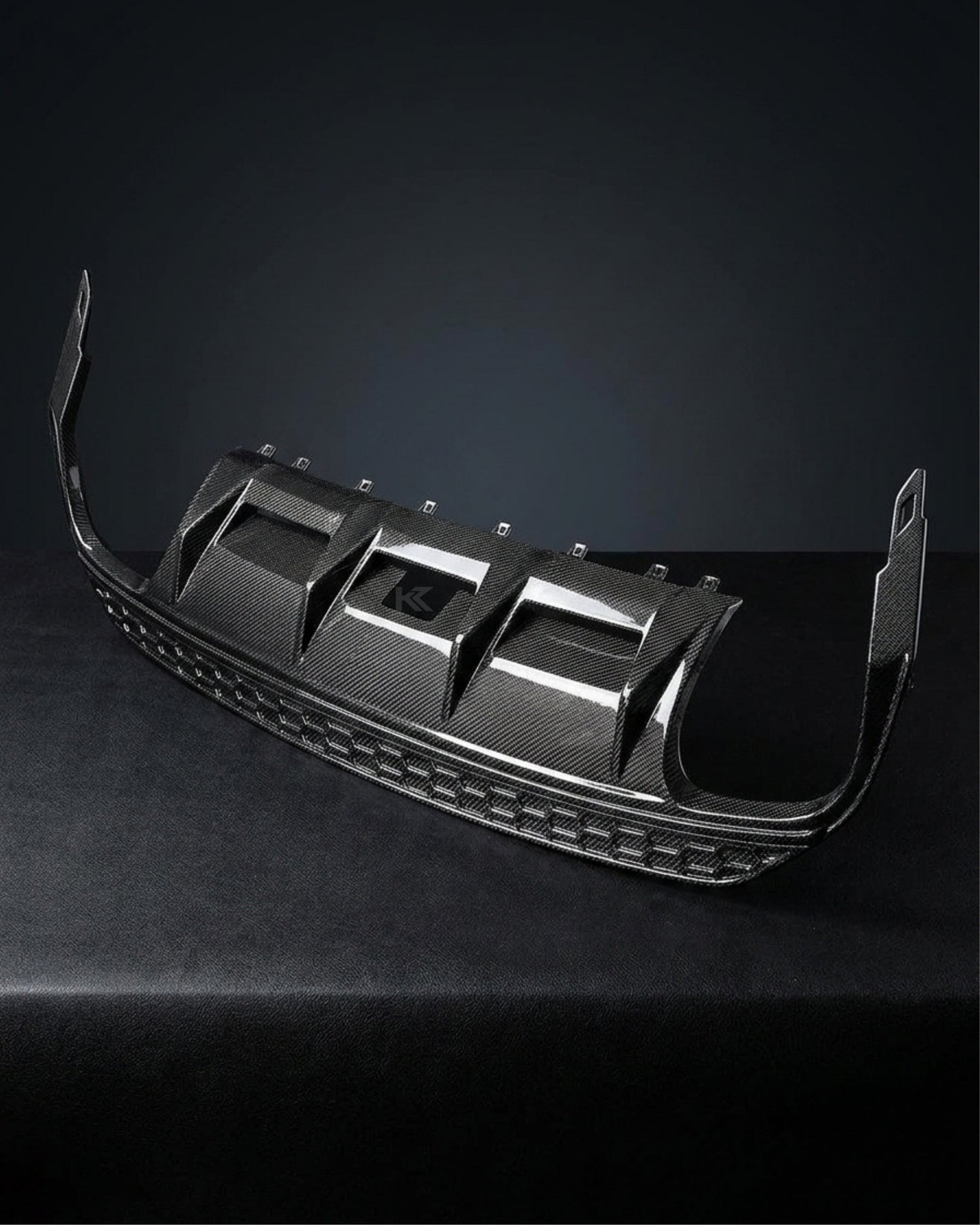 2015–2016 Audi A3 S-Line 8V Sedan Rear Bumper Diffuser Lip – Carbon Fiber