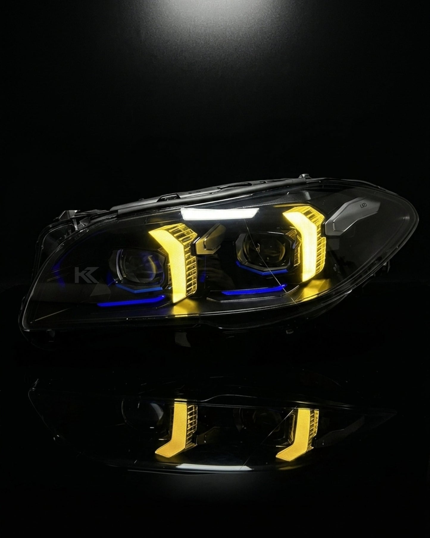 BMW 5 Series F10 / F18 LED Headlight Assembly with High / Low Beam 2011 - 2017