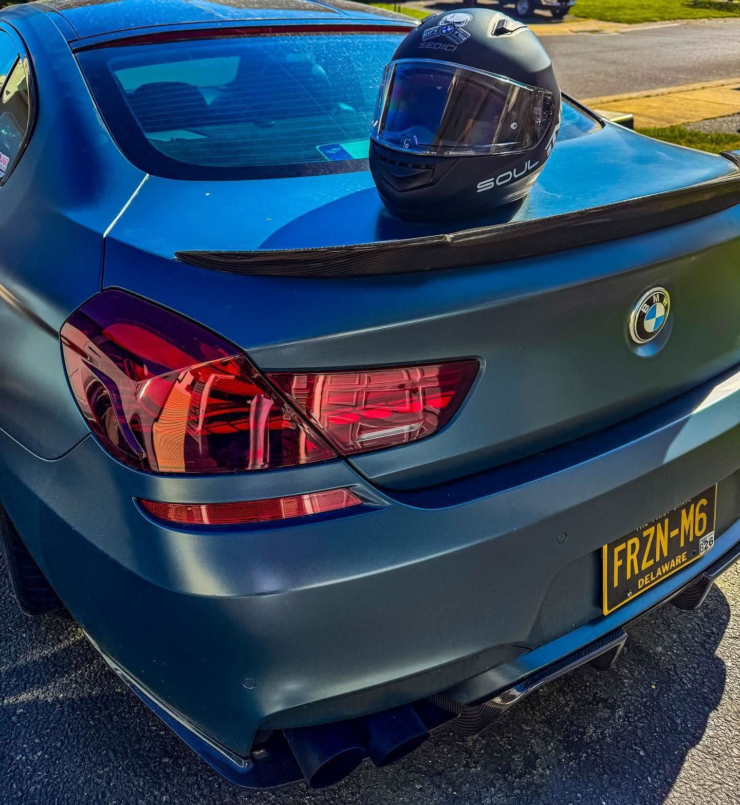 BMW 6 Series F12 F13 F06 Smoke and Red GTS OLED Style Taillights (2011-2018)
