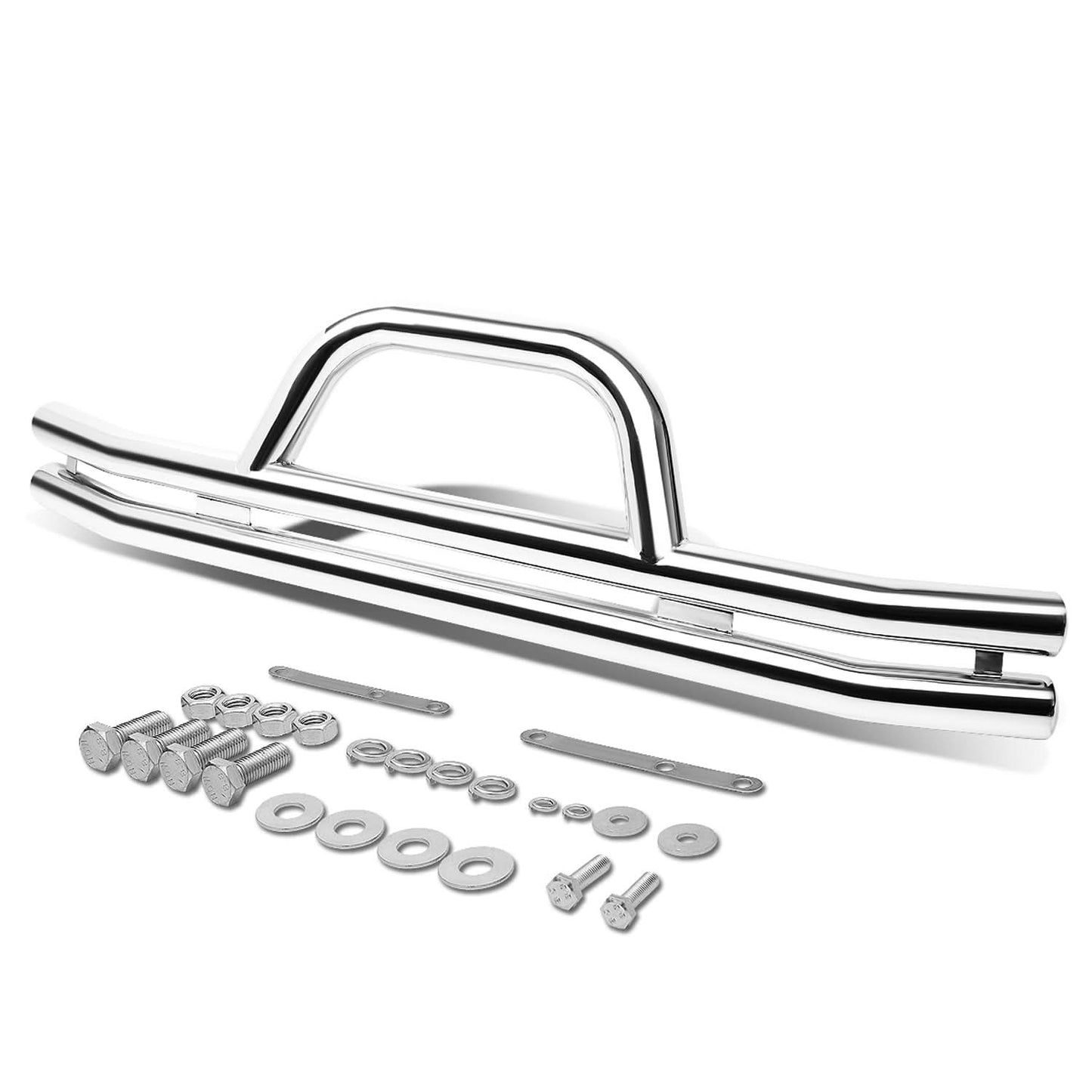 87-06 Jeep Wrangler Tubular Front Bumper Guard - Chrome