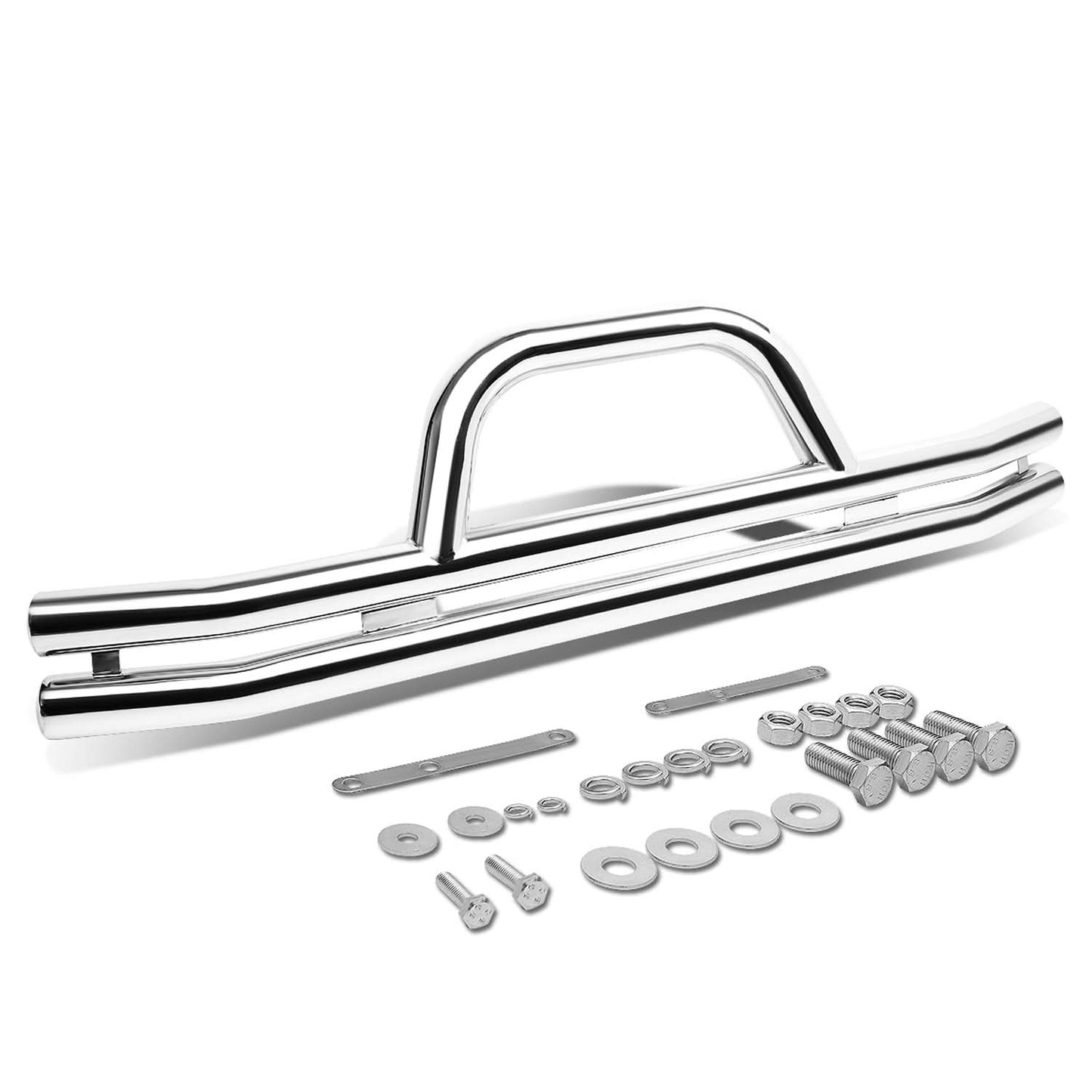 87-06 Jeep Wrangler Tubular Front Bumper Guard - Chrome