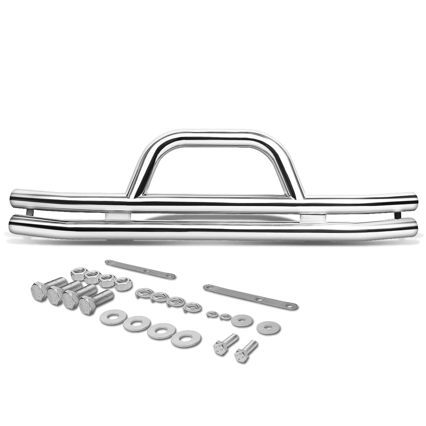 87-06 Jeep Wrangler Tubular Front Bumper Guard - Chrome