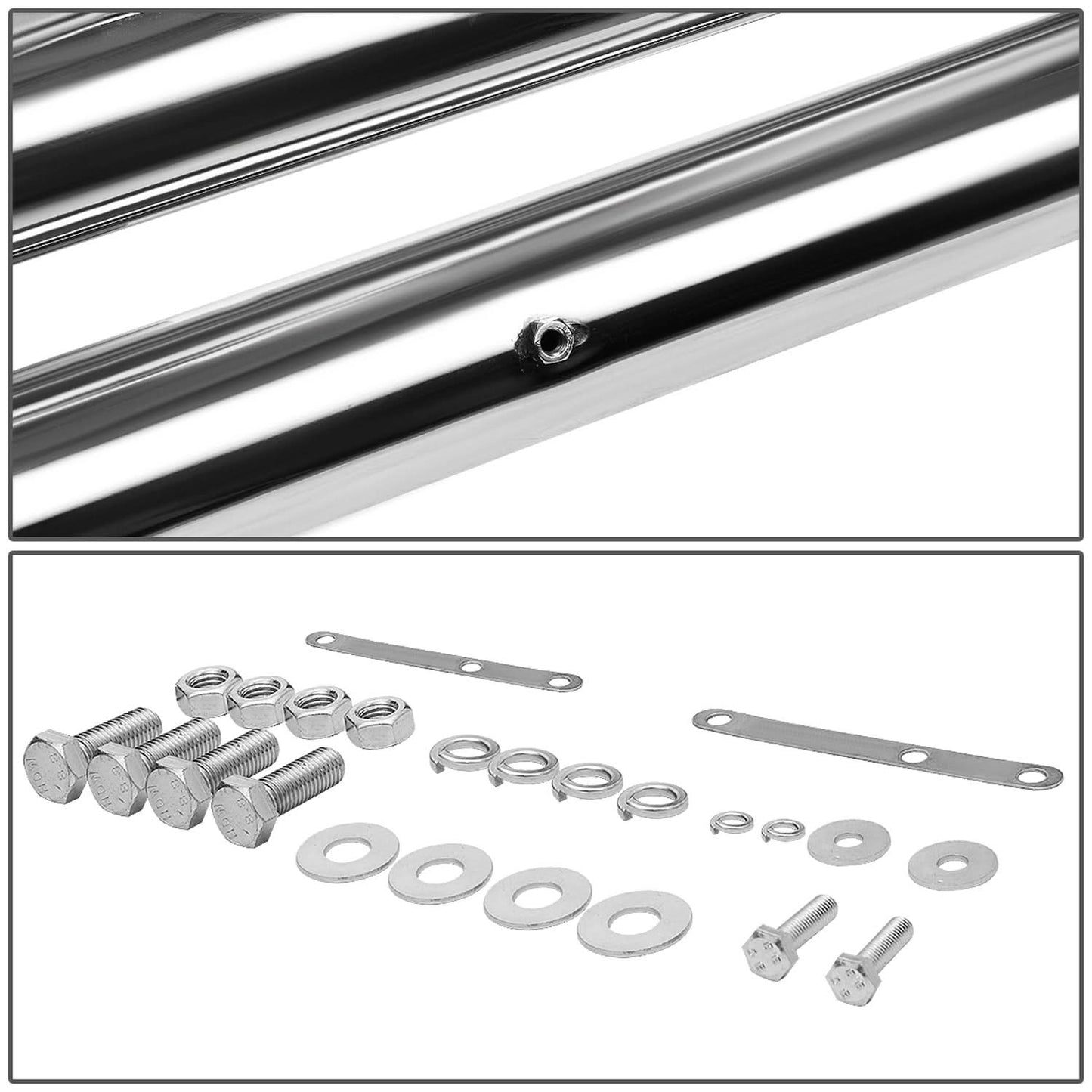 87-06 Jeep Wrangler Tubular Front Bumper Guard - Chrome