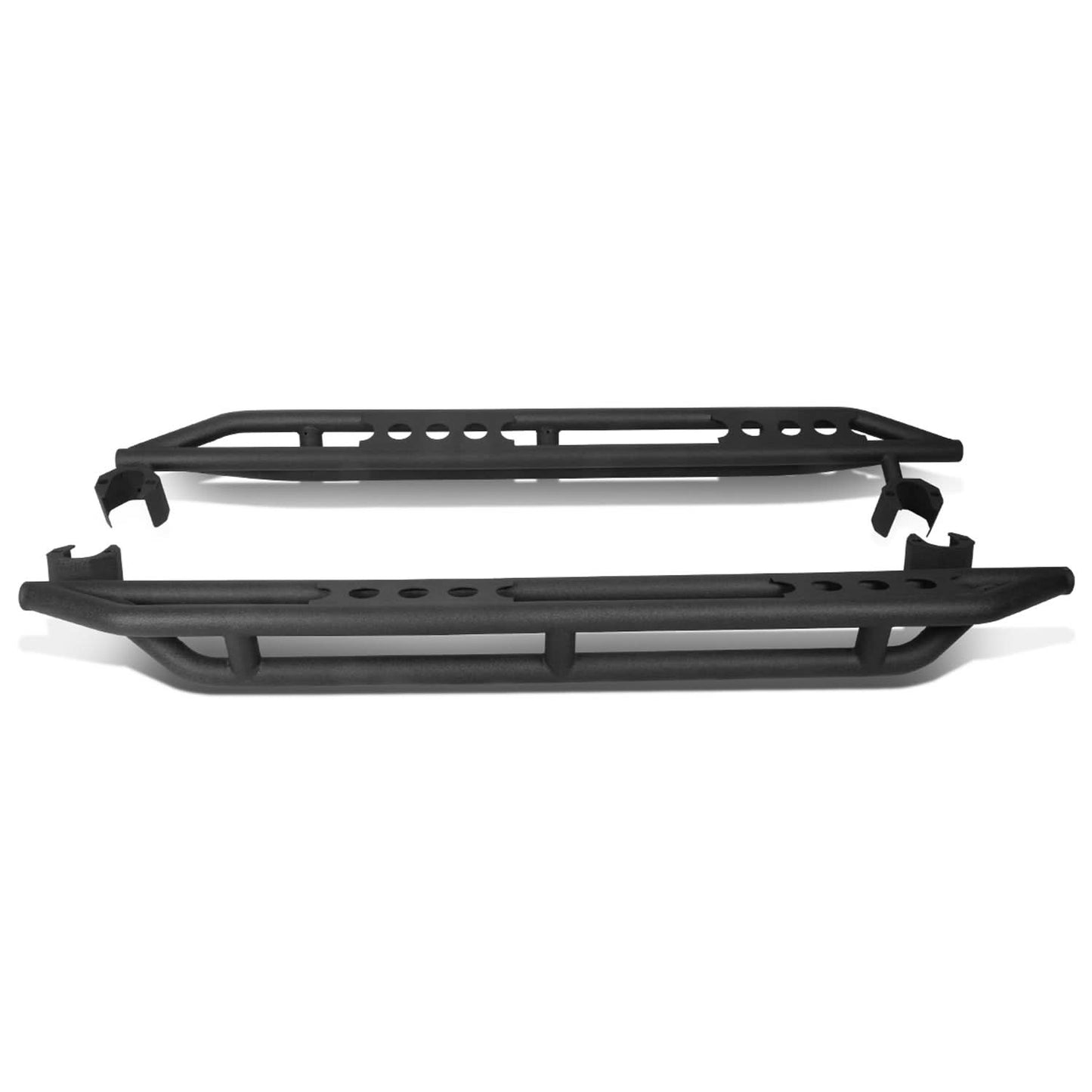 2007-2016 Jeep Wrangler JK 4DR Power Coated Black Nerf Bars