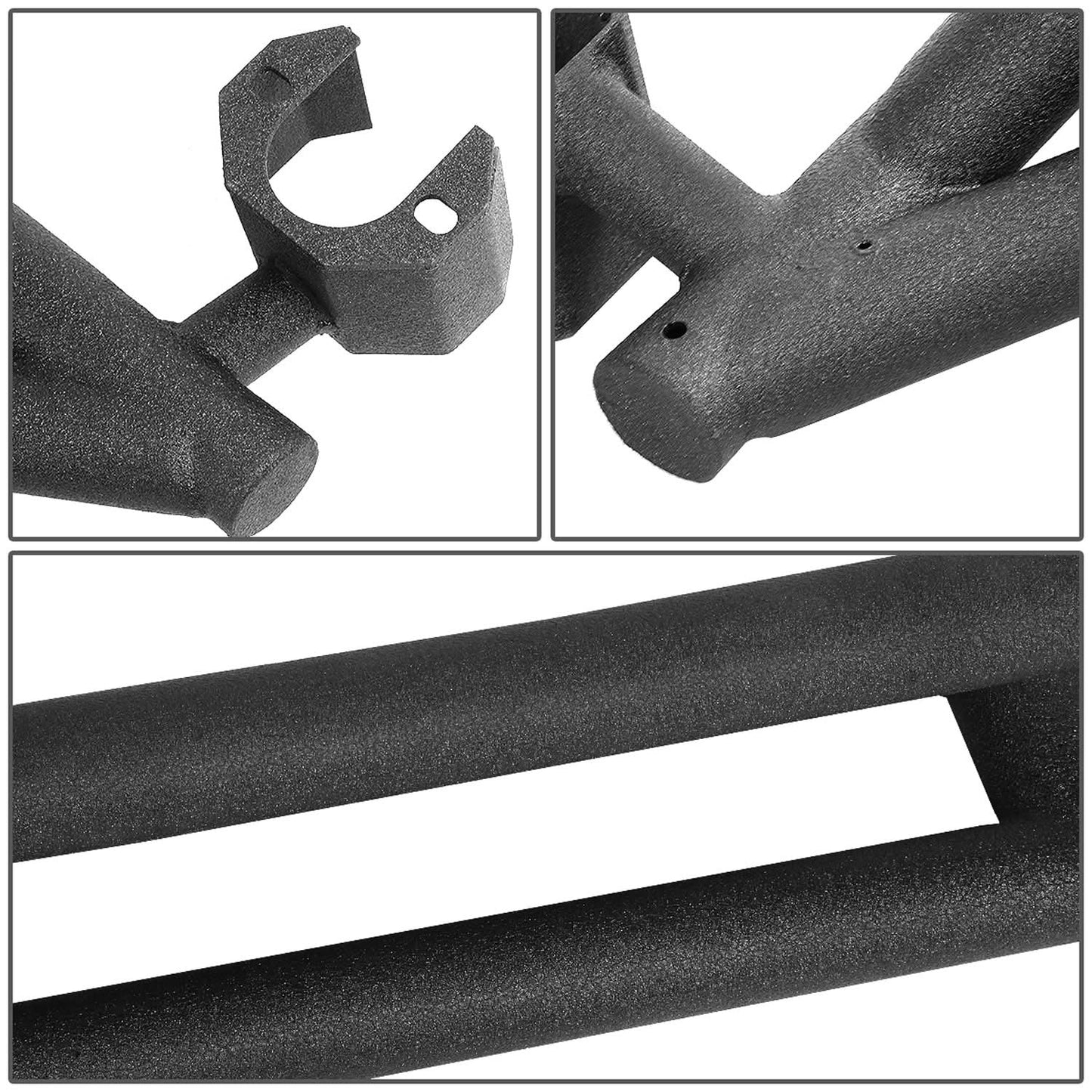 2007-2016 Jeep Wrangler JK 4DR Power Coated Black Nerf Bars