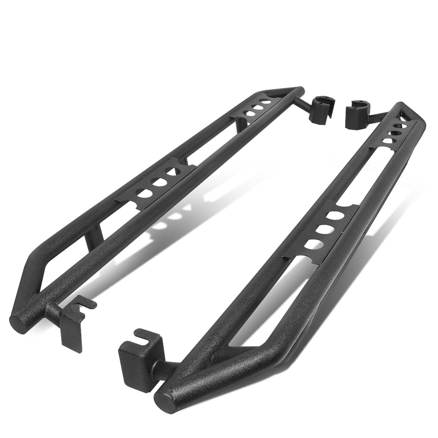 2018-2019 Jeep Wrangler JL 4-Door Nerf Bar Step Bar Matte Black