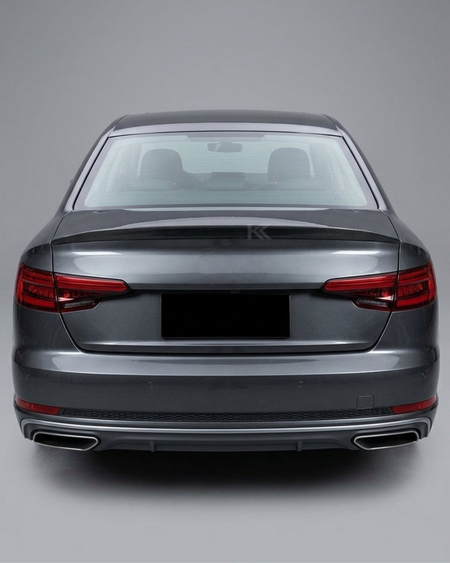 2017–2019 Audi A4 S-Line / S4 B9 Sedan Single Deck Rear Trunk Spoiler – Carbon Fiber