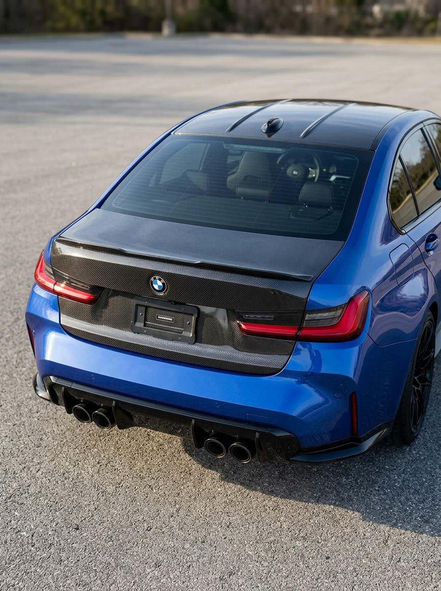 BMW 3 Series G80 M3 OEM Style Carbon Fiber Trunk (2019+)