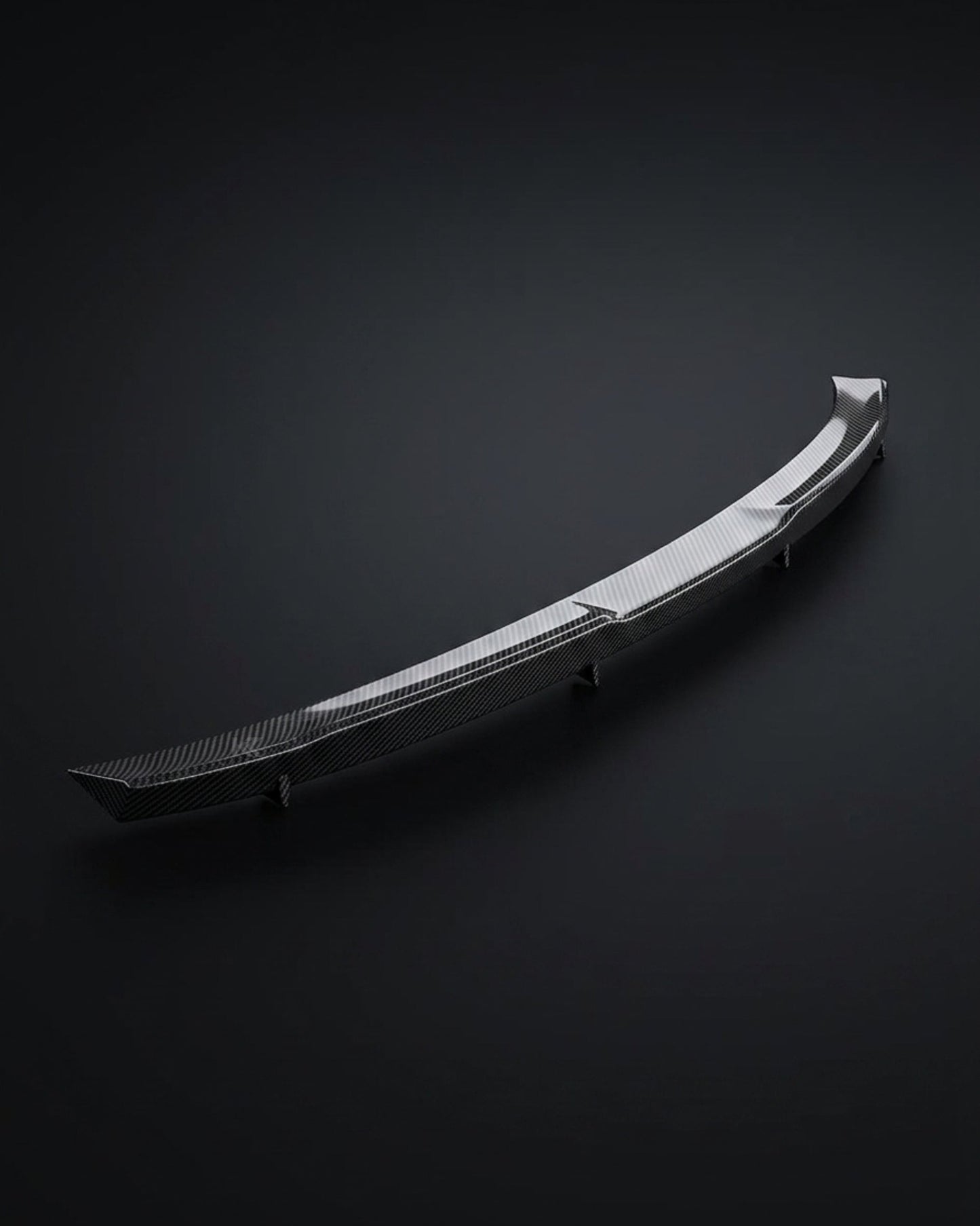 2019–2022 Audi RS6 C8 Avant Single Deck Roof Window Middle Spoiler – Dry Carbon Fiber