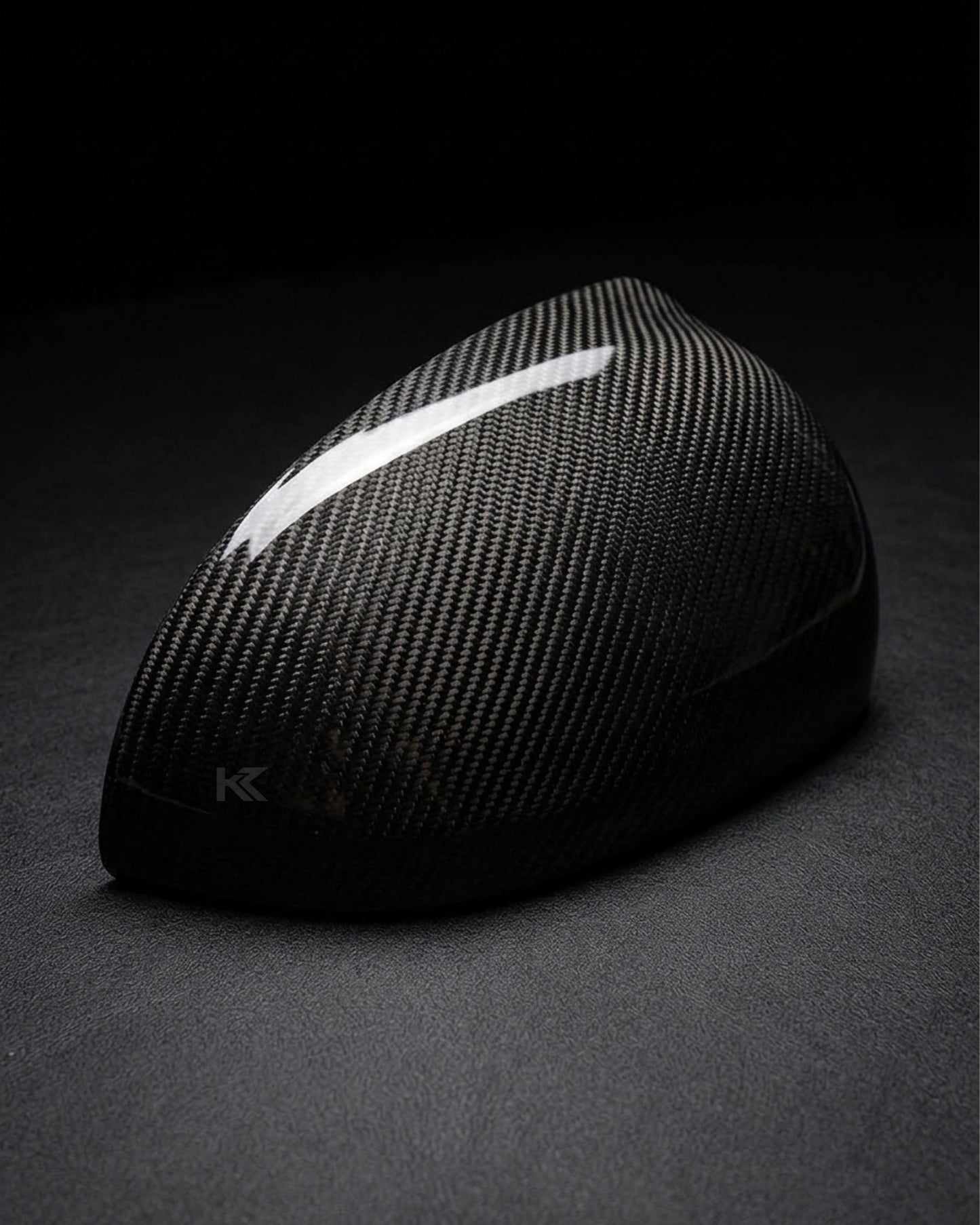 2010–2015 Audi Q5 8R / Q7 4L Side Mirror Caps – Carbon Fiber