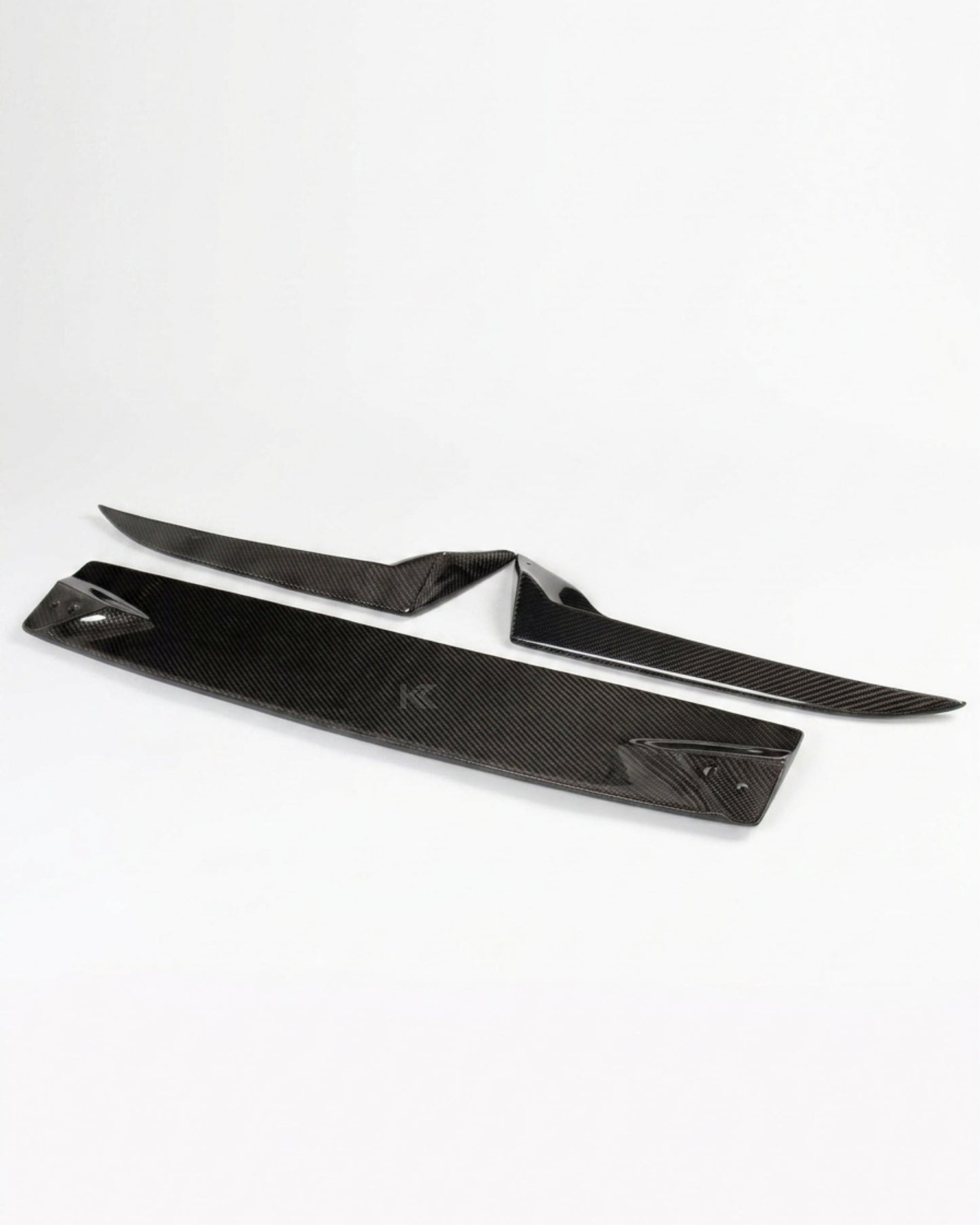 2010–2013 Volkswagen Golf R MK6 R20 Style 3-Piece Front Splitter Kit – Carbon Fiber