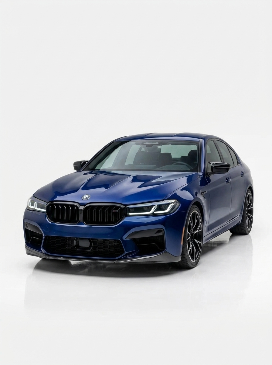 BMW 5 Series F90 M5 LCI CS Style Carbon Fiber Front Lip (2021+)