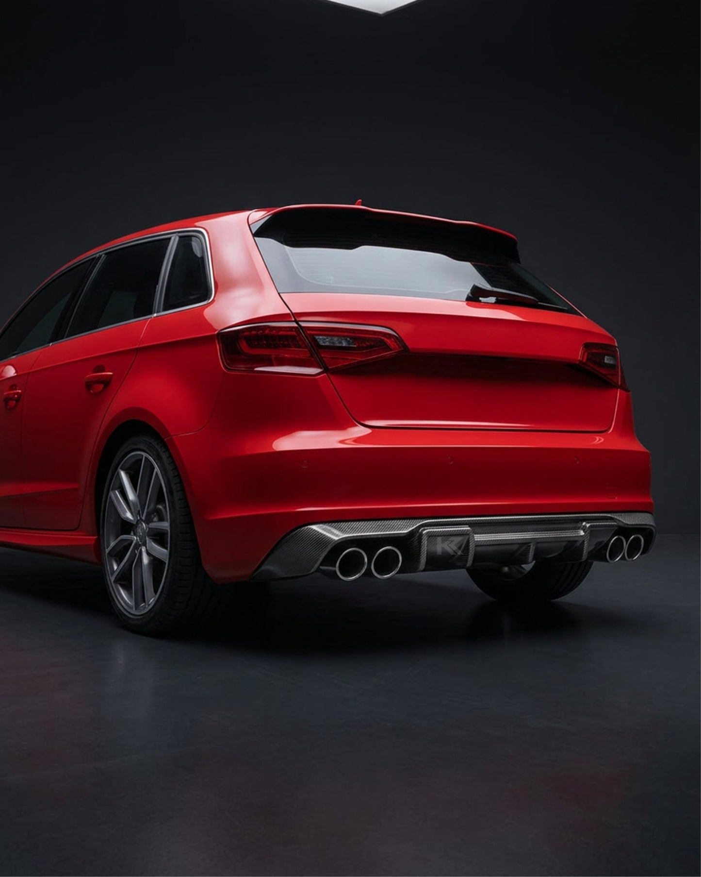 2013–2016 Audi A3 / S3 / RS3 8V Sportback Rear Bumper Diffuser – Carbon Fiber
