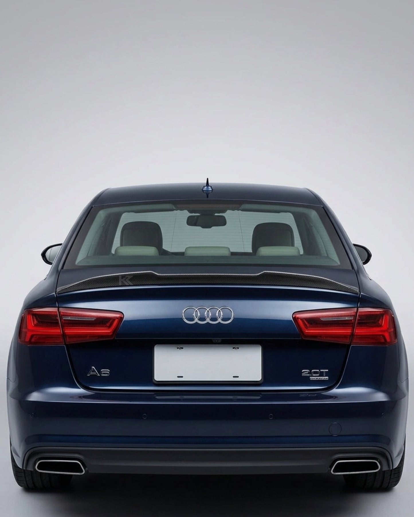2012–2018 Audi A6 / S6 C7 4G Sedan Ducktail Style Rear Trunk Spoiler – Carbon Fiber