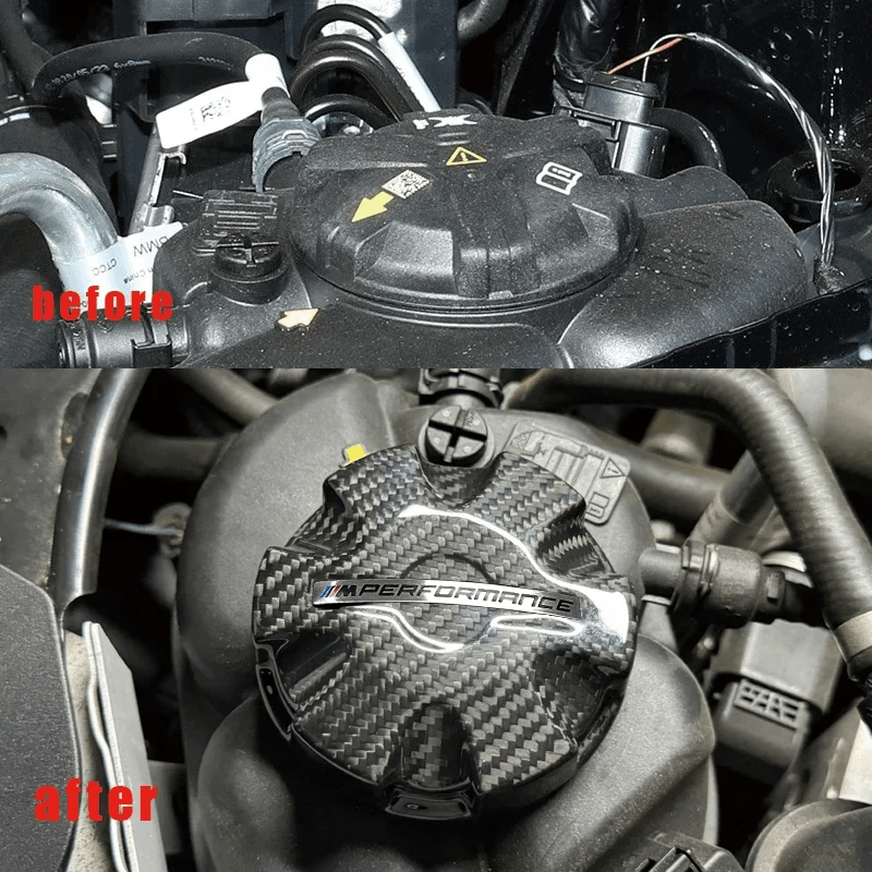BMW MPerformance Carbon Fiber Radiator/Coolant Cap Cover