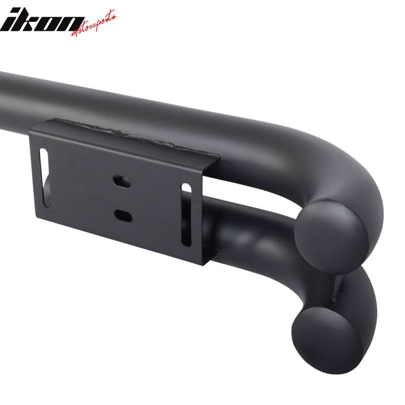 1976-2006 Jeep Wrangler CJ OE Black Double Tube Rear Bumper Bar Steel