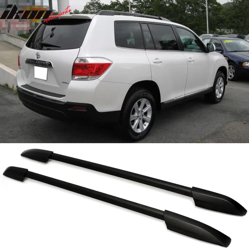 2008-2013 Toyota Highlander OE Style Black Roof Rack Cross Bar
