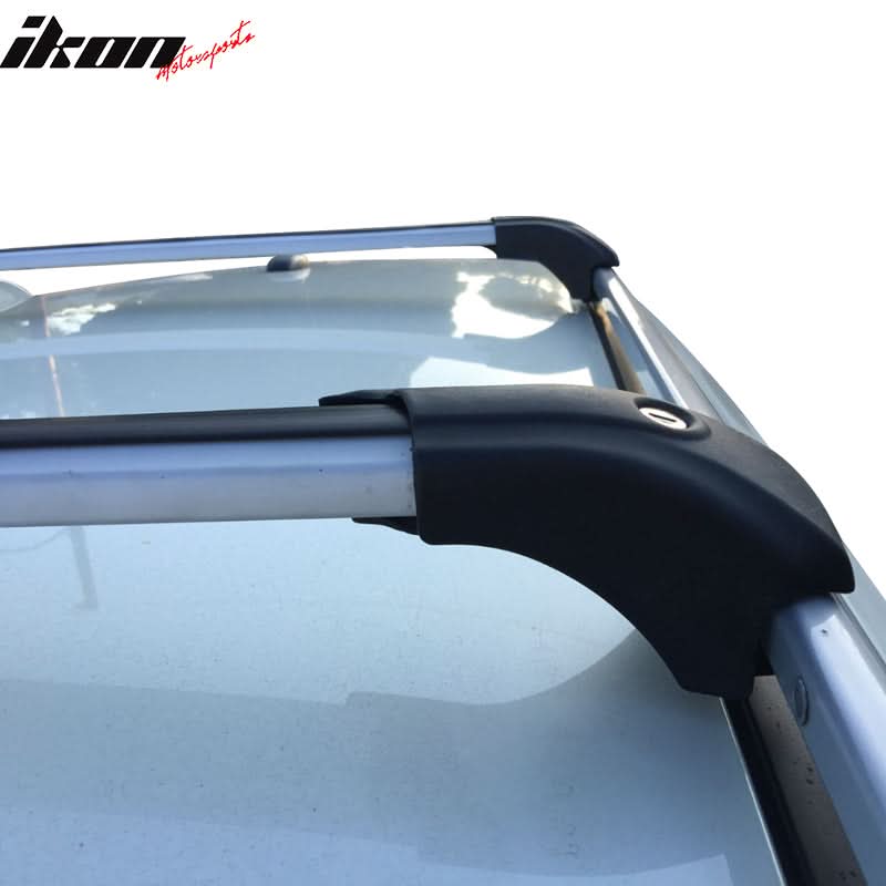 2014-2020 Nissan Rogue OE Luxury Black Roof Rack Cross Bar Aluminum