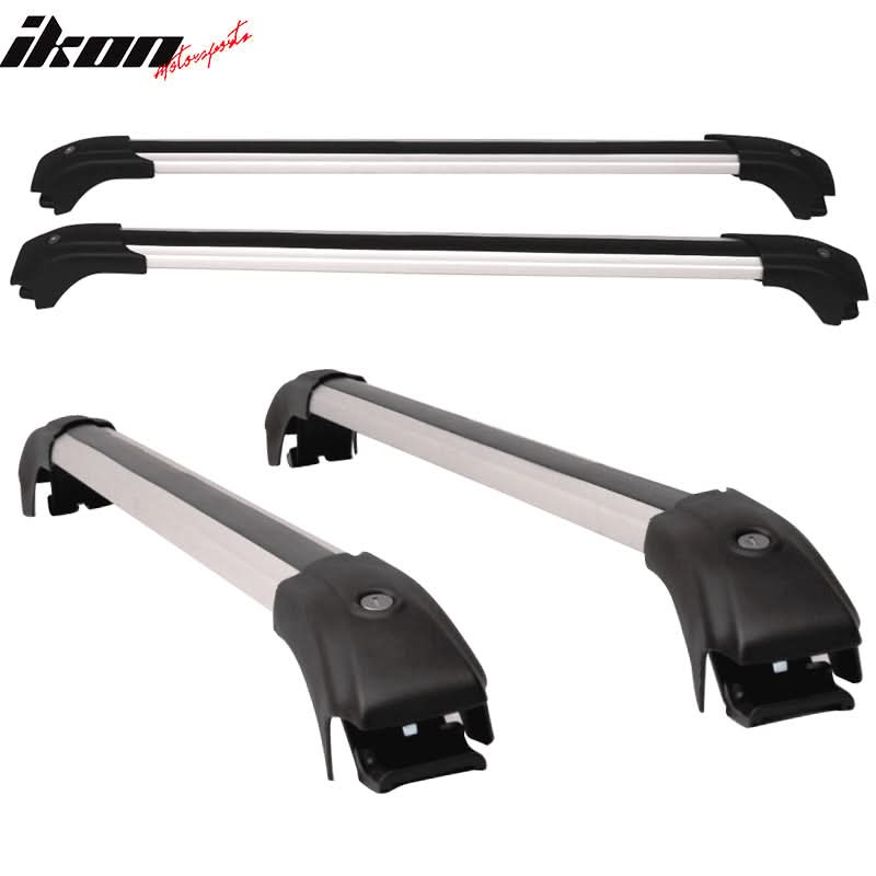 2014-2020 Nissan Rogue OE Luxury Black Roof Rack Cross Bar Aluminum
