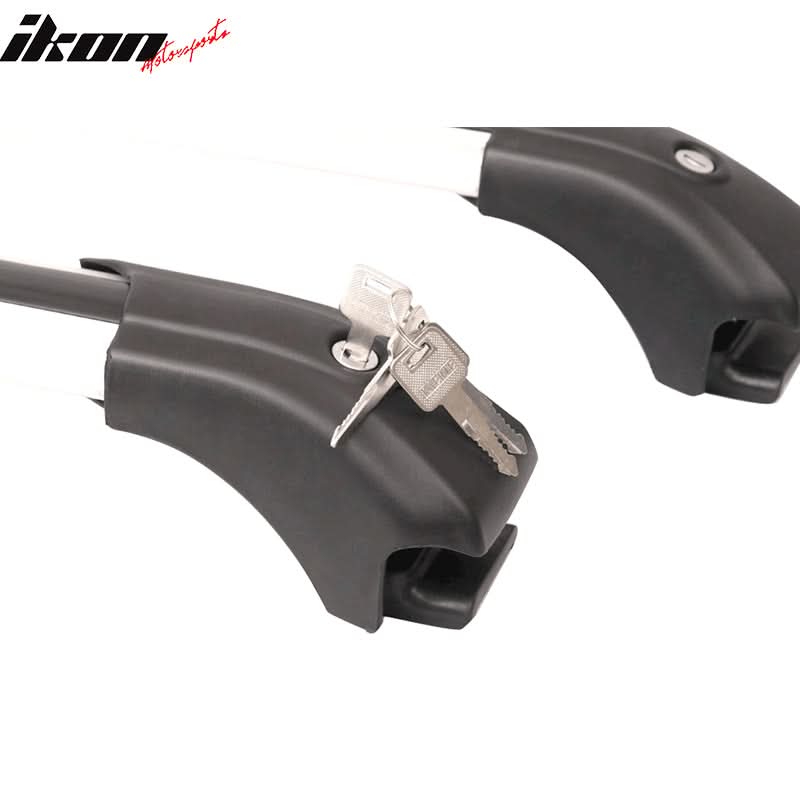 2014-2020 Nissan Rogue OE Luxury Black Roof Rack Cross Bar Aluminum