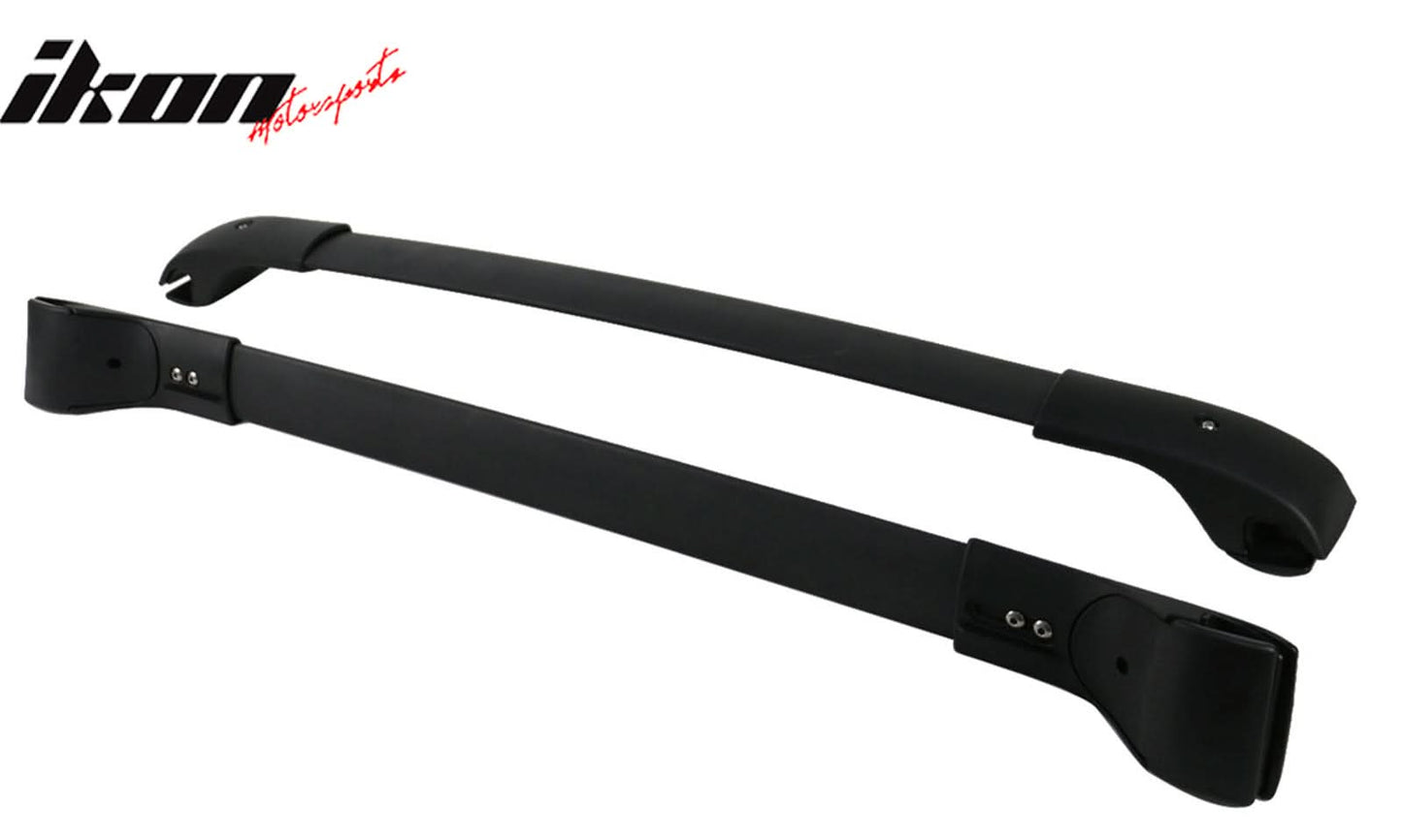 2012-2016 Subaru Impreza XV Crosstrek Unpainted Black Roof Rack Cross