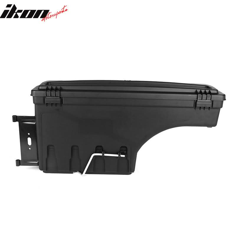 2015-2023 Ford F-150 Black Truck Bed Storage Box Passenger Side ABS