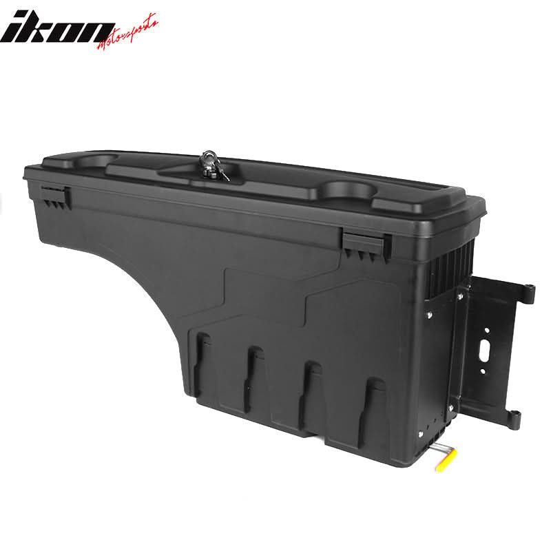 2007-2019 Toyota Tundra Black Truck Bed Storage Box Passenger Side ABS